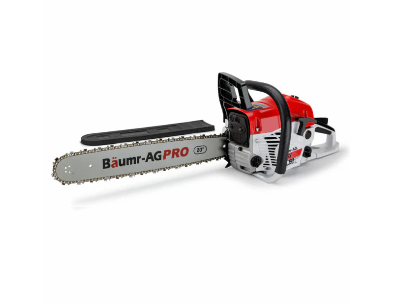 Baumr-AG 62CC Petrol Commercial Chainsaw 20 Inch Bar E-Start Pruning Chain Saw