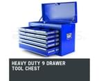 BULLET 9 Drawer Tool Box Chest Mechanic Organiser Garage Storage Toolbox Set 2