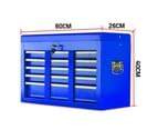 BULLET 9 Drawer Tool Box Chest Mechanic Organiser Garage Storage Toolbox Set 6