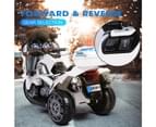 ROVO KIDS Electric Ride-On Patrol Motorbike S1K-Inspired Battery Police Toy Bike 4