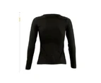 SOLS Womens Majestic Long Sleeve T-Shirt (Deep Black) - PC314