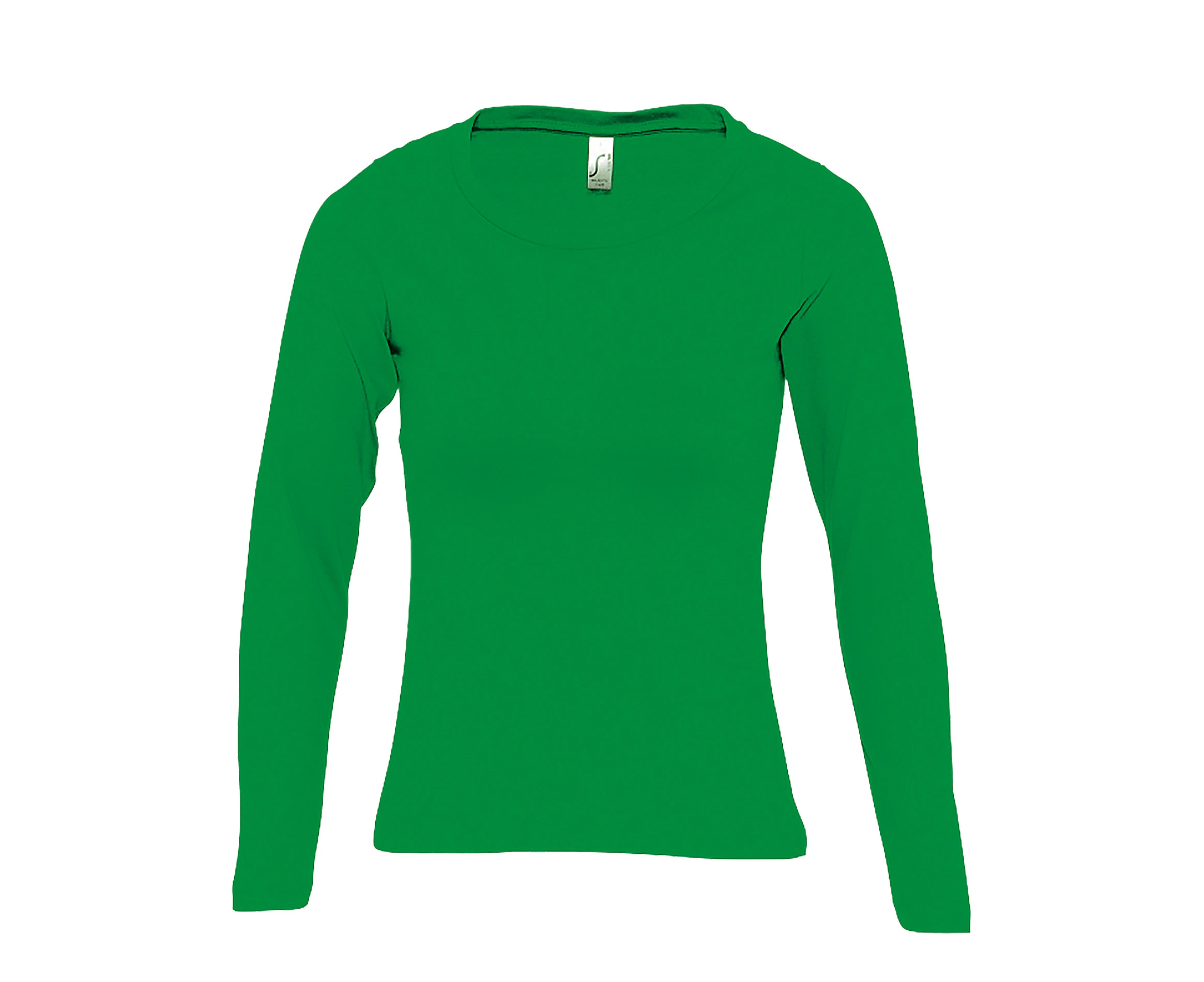 SOLS Womens Majestic Long Sleeve T-Shirt (Kelly Green) - PC314