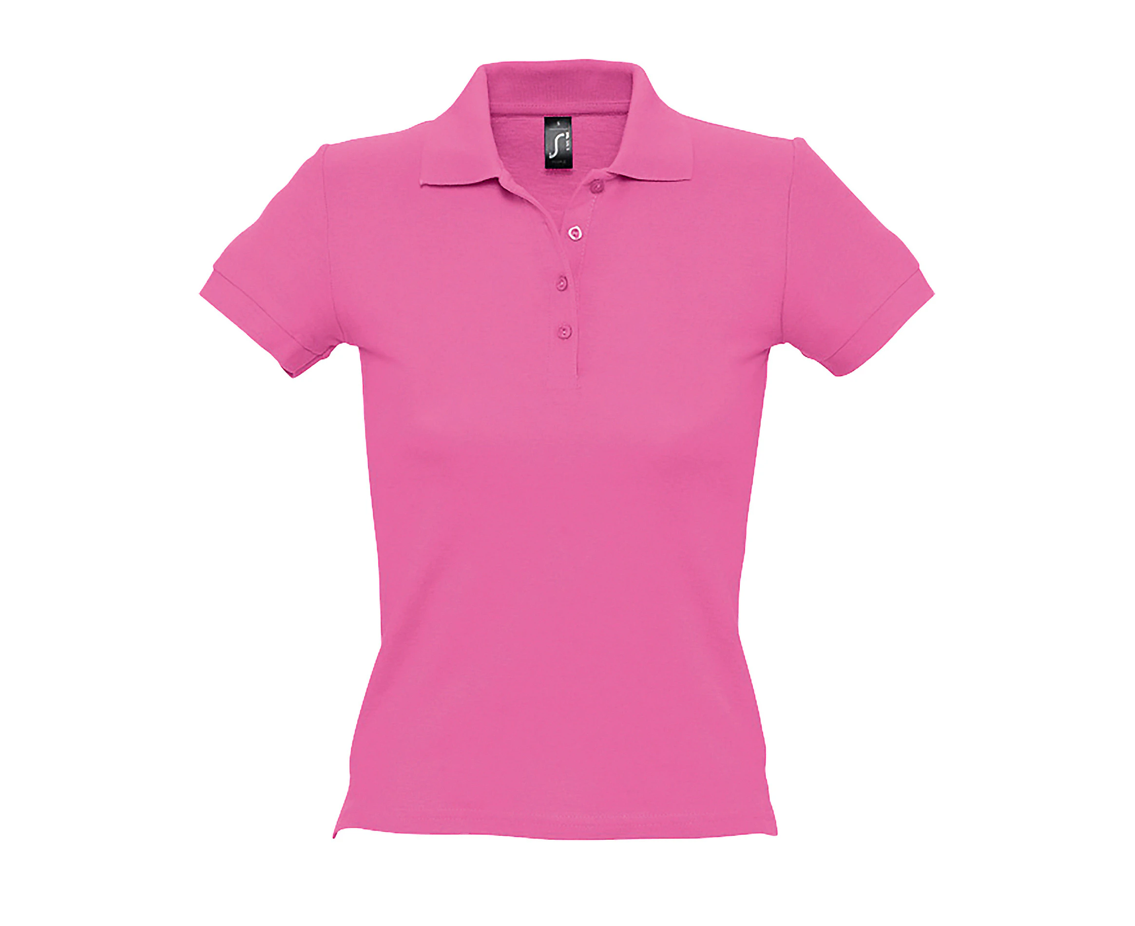 SOLS Womens People Pique Short Sleeve Cotton Polo Shirt (Orchid Pink) - PC319