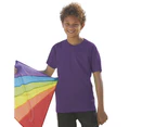 Fruit Of The Loom Childrens/Kids Original Short Sleeve T-Shirt (Purple) - RW4728