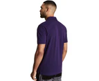 Asquith & Fox Mens Plain Short Sleeve Polo Shirt (Purple Heather) - RW3471