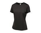 Regatta Activewear Ladies Torino T-Shirt (Black) - PC3629