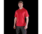 Spiro Unisex Adults Impact Performance Aircool Polo Shirt (Red) - PC3503