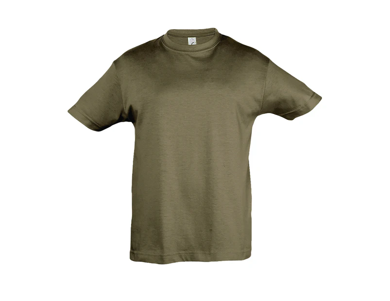 SOLS Kids Regent Short Sleeve T-Shirt (Army) - PC357