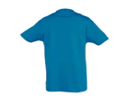 SOLS Kids Regent Short Sleeve T-Shirt (Aqua) - PC357