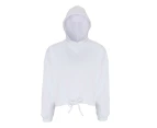 TriDri Womens Cropped Oversize Hoodie (White) - RW6548