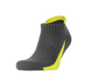 Spiro Unisex Adults Sports Trainer Socks (Pack Of 3) (Grey) - PC3497
