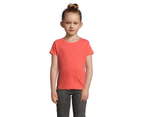 SOLS Girls Cherry Short Sleeve T-Shirt (Coral) - PC358