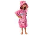 Peppa Pig Girls Swimsuit And Poncho Set (Pink) - NS6396