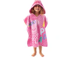 Peppa Pig Girls Swimsuit And Poncho Set (Pink) - NS6396