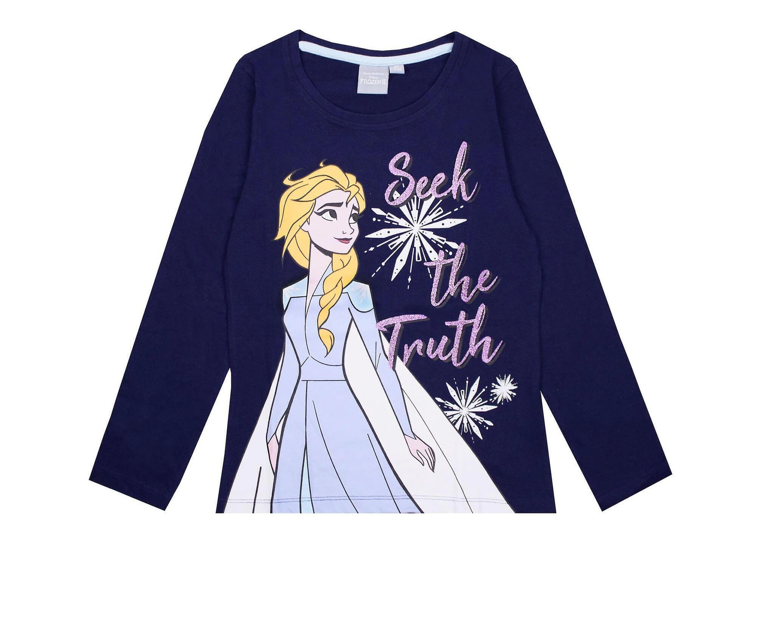 Frozen Girls Seek The Truth Elsa T-Shirt (Blue) - NS6041