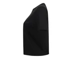 Skinni Fit Womens Cropped Boxy T-Shirt (Black) - PC3560