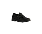 Geox Girls Casey Leather School Shoes (Black) - FS8227