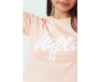 Hype Girls Butterfly Crop T-Shirt (Pink) - HY5991