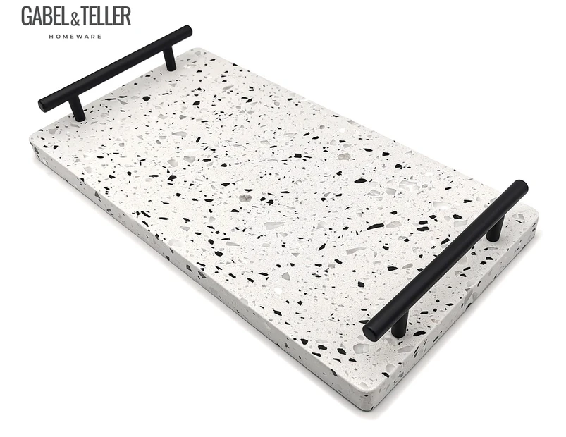 Gabel & Teller 35x18cm Terrazzo Serving Board w/ Handles