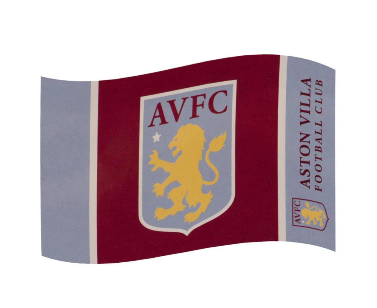 Aston Villa FC Colour Block Flag (Claret Red/Blue/Yellow) - TA8307