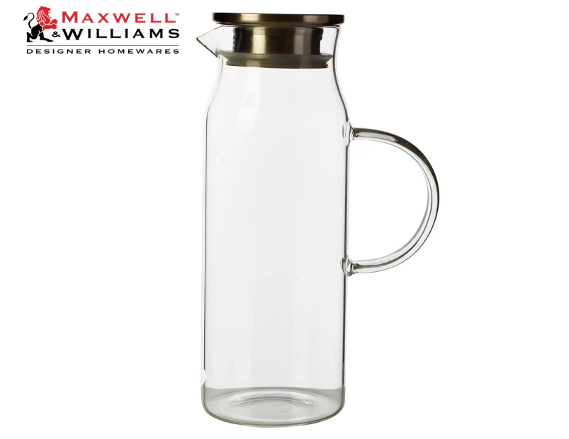 Maxwell & Williams 1.5L Blend Glass Jug w/ Stainless Steel Lid
