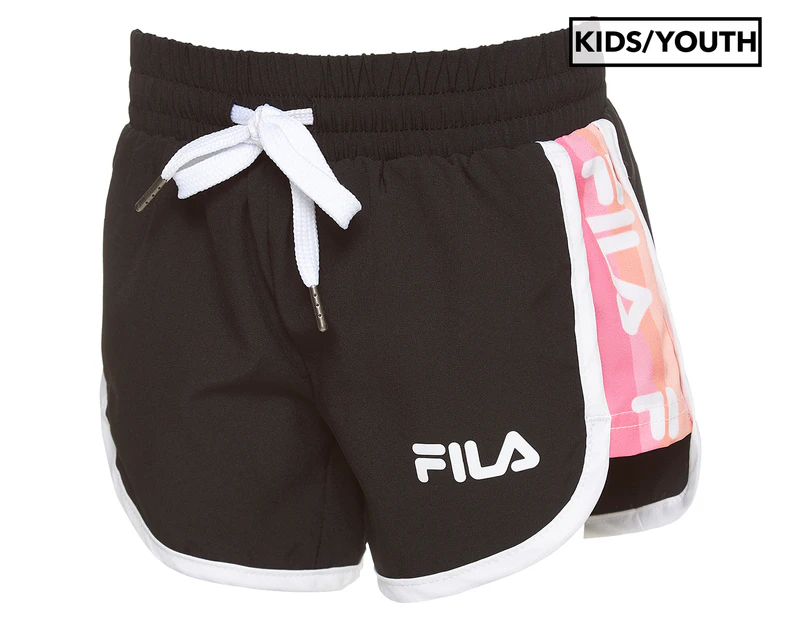 Fila Girls' Leah Shorts - Black