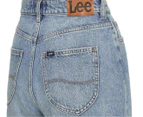 Lee Women's High Mum Denim Shorts - Charm Blue