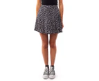All About Eve Women's Autumn Ditsy Mini Skirt - Black Floral Print