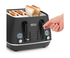 De'Longhi Distinta Moments 4 Slice Toaster (Black)