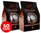 2 x 25pk Primo Caffe Capsules Chocolate