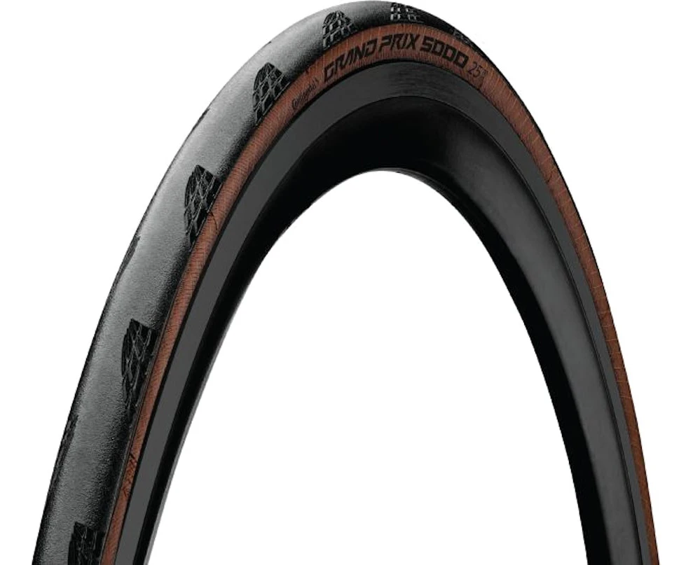 Continental GP5000 Folding Clincher Tyre [Size: 700 x 25mm] [Colour: Transparent]