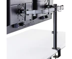 FORTIA Desk Monitor Stand 2 Arm - Dual Computer Holder Screen Riser Bracket