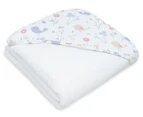 Living Textiles Muslin Hooded Baby Towel - Sweet Tweet