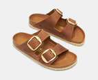 Birkenstock Women's Arizona Big Buckle Narrow Fit Sandals - Cognac