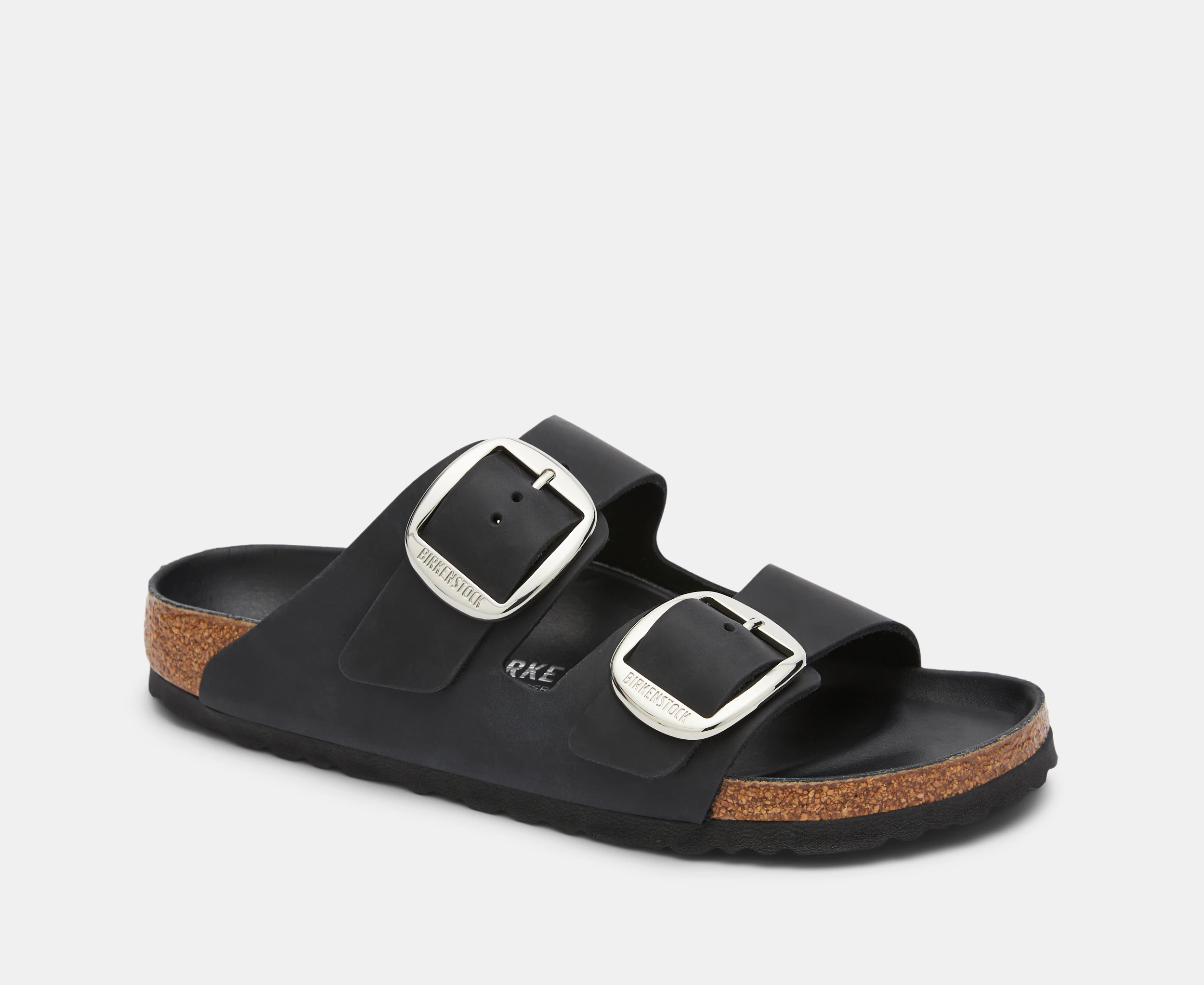 Birkenstock Women's Arizona Big Buckle Narrow Fit Sandals - Black