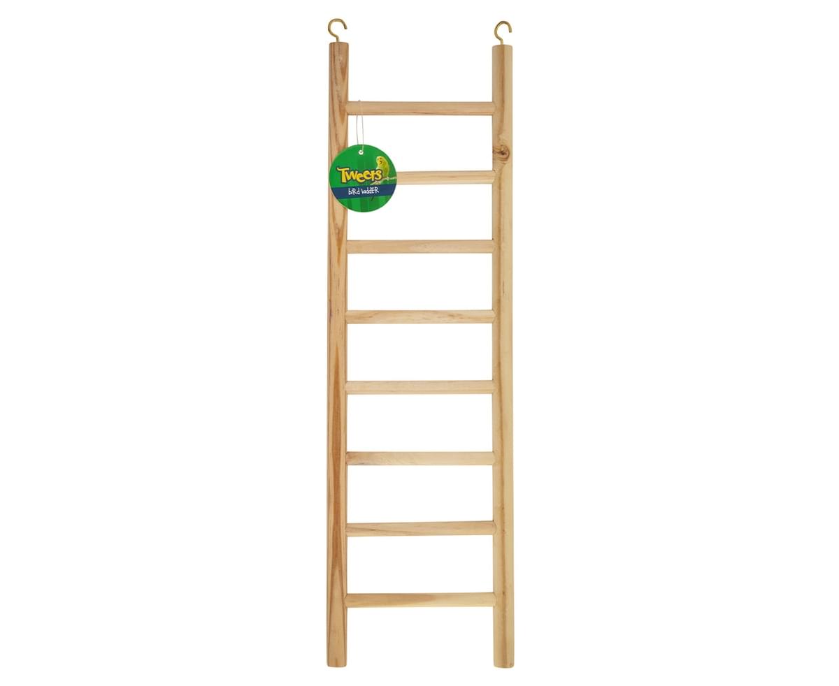 Paradise Toys 24-Inch Wood Cockatiel Ladder 