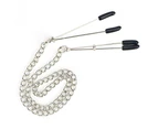 Erotic Nipple Clamps With Metal Chain Breast Labia Clips Adjustable Sex Toys Adult Toy BDSM S+M