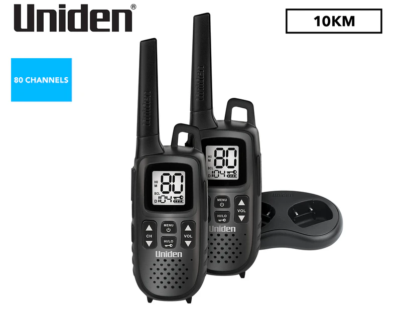 Uniden UH615-2 UHF Handheld Adventure 2-Way Radio / Walkie Talkie Twin Pack