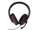 Gaming Headset 3.5mm Stereo Surround Gamer Wired Headphone With Mic For PS4 PC Black Red