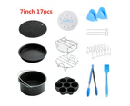 17PCS/7in Air Fryer Accessories Compatible with Philips Air Fryer FDACompliant