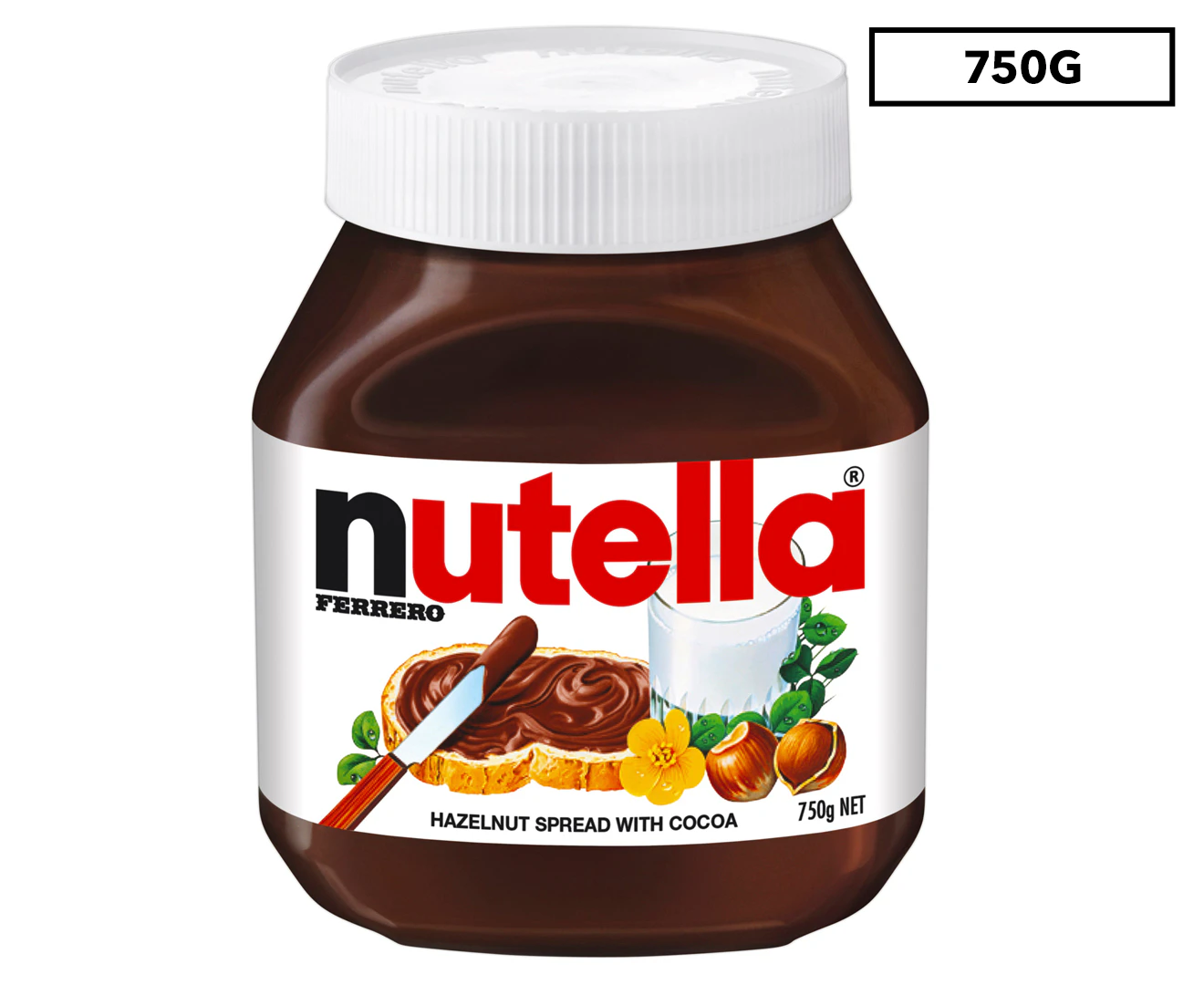 Nutella Hazelnut Chocolate Spread 750g