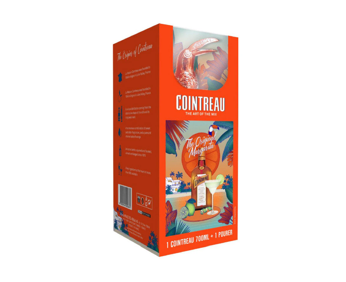 Cointreau Liqueur + Toucan Pourer Limited Edition 700ml