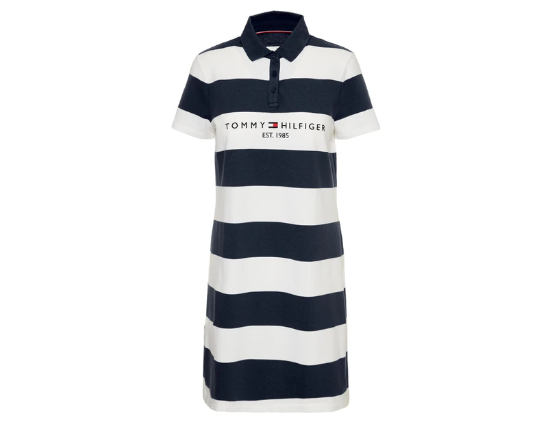 Tommy Hilfiger Women's Rugby Polo Dress - Masters Navy