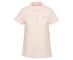 Tommy Hilfiger Women's Core Heritage Polo Tee / T-Shirt / Tshirt - Blushing Bride