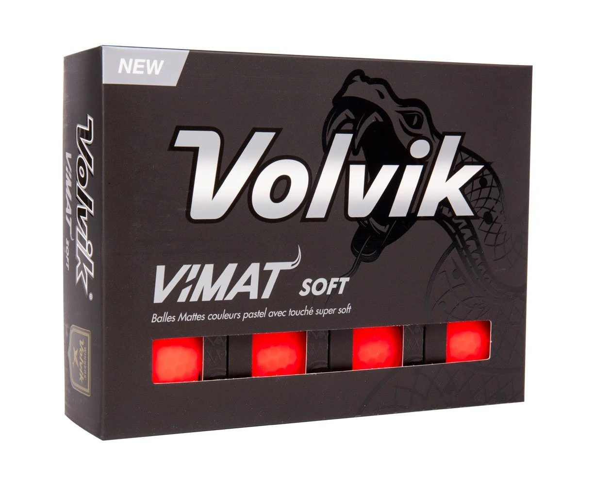 Volvik ViMat Golf Balls - Red