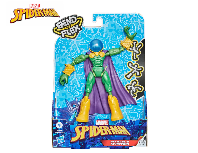 Bend And Flex Marvel Spider-Man Mysterio Action Figure - Green/Purple/Multi