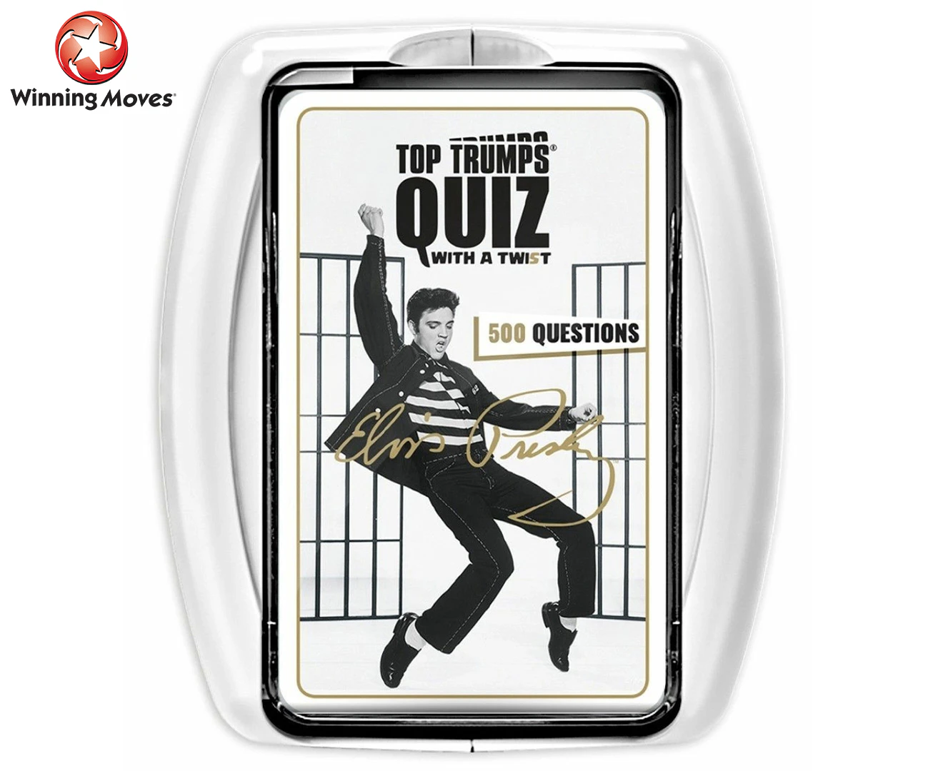 Top Trumps Quiz Set Elvis Presley Portable Playing Card Game/Collection 12+