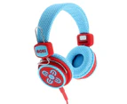 Moki Kids Safe Headphones - Blue/Red - Red