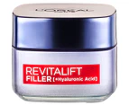 L'Oréal Revitalift Filler [+Hyaluronic Acid] Deep Replumping Anti-Ageing Cream 50mL