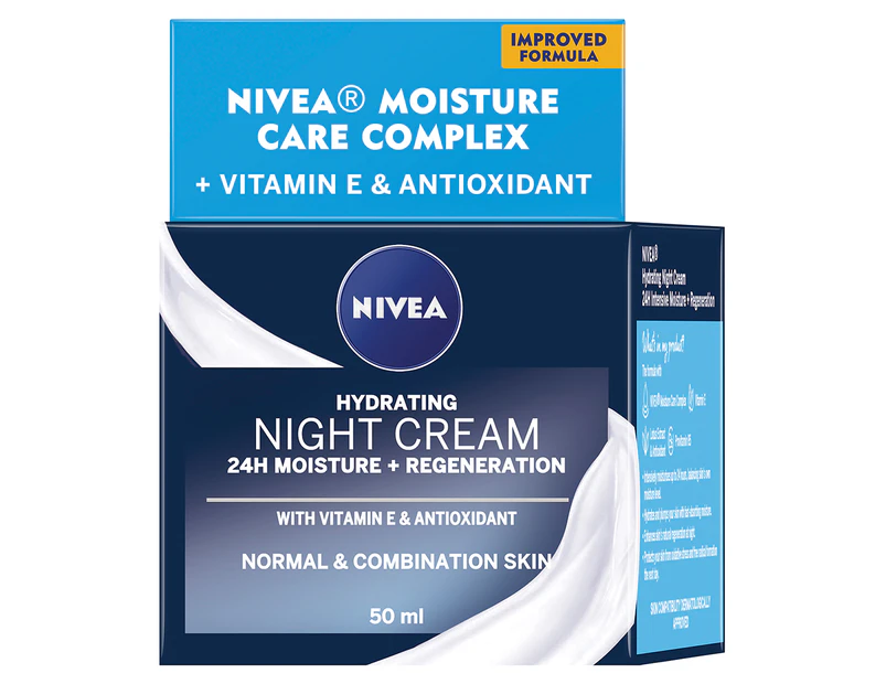 Nivea Moisture Care Complex Hydrating Night Cream 50mL